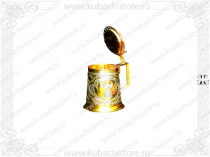 Кружка с позолотой